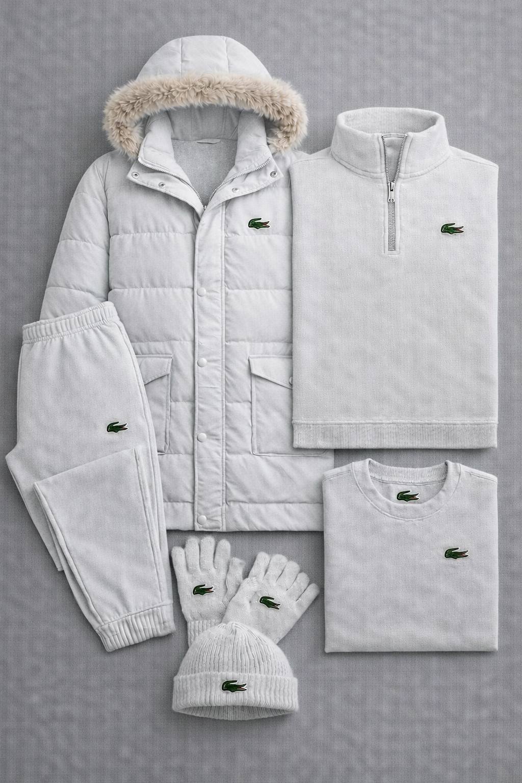 Winter Essential 5-Piece Set – Puffer Jacket & Fleece Collection